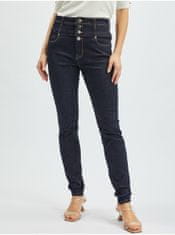 Orsay Tmavě modré dámské skinny fit džíny 38