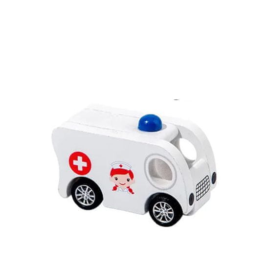 HABARRI Dřevěné auto Ambulance