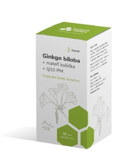 Purus Meda Ginkgo biloba + mateří kašička + Q10 50 cps