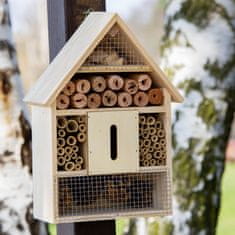 ProGarden Dům Hotel Hnízdní Budka Pro Hmyz Motýli Včely Prospěšný Hmyz, Dřevěné Krmítko, Zahradní Dekorace