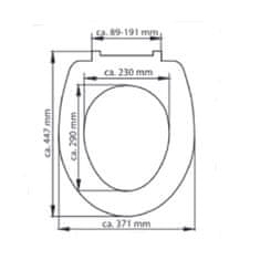 Eisl Duroplastové sedátko se zpomalovacím mechanismem SOFT-CLOSE Černé