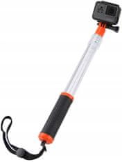 TELESIN Monopod Grip SELFIE Stick Transparent pro GoPro TELESIN