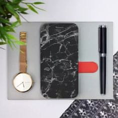 Mobiwear Flip pouzdro na mobil OnePlus Nord 3 5G - V056P Černý mramor