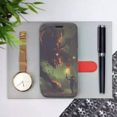 Mobiwear Flip pouzdro na mobil Honor 90 5G - VA08P Příšera a kluk s pochodní