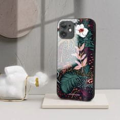 Mobiwear Prémiový lesklý kryt Glossy na mobil Xiaomi 14 Pro - G043G - Temná flóra