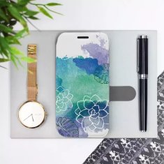 Mobiwear Flip pouzdro na mobil Honor 90 5G - MG11S Vodovkové květy