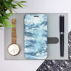 Mobiwear Flip pouzdro na mobil Huawei P60 Pro - M058S Světle modrá horizontální pírka