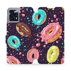 Mobiwear Flip pouzdro na mobil Motorola Moto G13 - VP19S Donutky