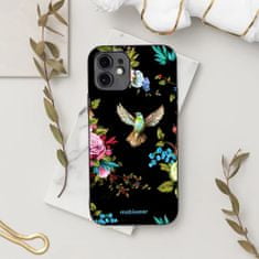 Mobiwear Prémiový lesklý kryt Glossy na mobil Apple iPhone 15 Pro Max - G041G - Ptáček a květy