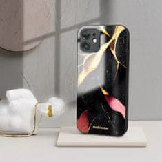 Mobiwear Prémiový lesklý kryt Glossy na mobil Xiaomi Redmi 13C - G021G Černý a zlatavý mramor