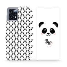 Mobiwear Flip pouzdro na mobil Motorola Moto G13 - M030P Panda Amálka