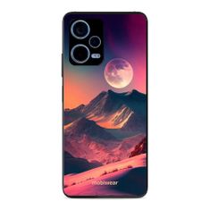 Mobiwear Prémiový lesklý kryt Glossy na mobil Xiaomi Redmi Note 12 Pro 5G - G008G Pahorky s měsícem