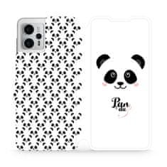 Mobiwear Flip pouzdro na mobil Motorola Moto G23 - M030P Panda Amálka