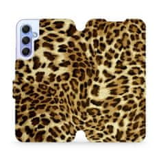 Mobiwear Knížkové flip pouzdro - Samsung Galaxy A34 5G - VA33P Leopardí vzor