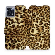 Mobiwear Flip pouzdro na mobil Motorola Moto G13 - VA33P Leopardí vzor