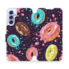 Mobiwear Knížkové flip pouzdro - Samsung Galaxy A34 5G - VP19S Donutky