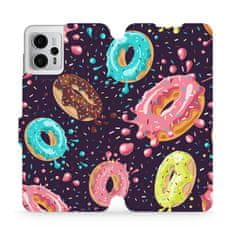 Mobiwear Flip pouzdro na mobil Motorola Moto G23 - VP19S Donutky