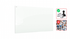 Allboards Skleněná tabule 150 x 100 cm ALLboards CLASSIC TS150x100W