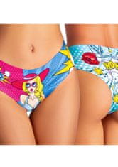 MEMEME Dámské kalhotky BEACH GIRL Hi-briefs, Dle obrázku, XL