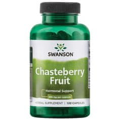 Swanson Chasteberry Fruit (Drmek obecný), 400 mg, 120 kapslí