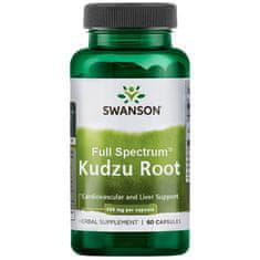 Swanson Kudzu Root (Kuzu kořen), 500 mg, 60 kapslí