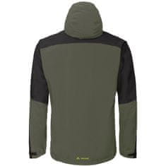 Vaude Bunda Moab Rain - pánská, s kapucí, khaki - Velikost 3XL