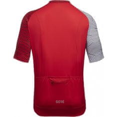 Gore Dres C5 Optiline - pánské, krátký, červená-bílá - Velikost 2XL