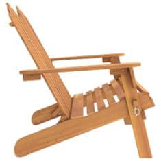 Vidaxl Zahradní lavice Adirondack 126 cm masivní akáciové dřevo