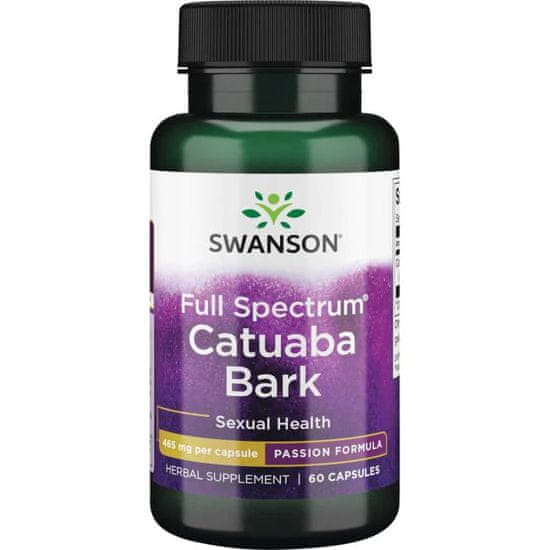 Swanson Catuaba Bark (Katuaba), 465 mg 60 kapslí