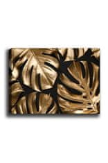 Wallity Obraz GOLDEN MONSTERA 70 x 100 cm