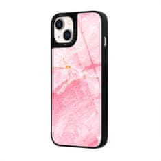 COVEREON MARBLE kryt na 14 Pro Max - Rose quartz