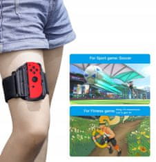 JYS Řemínek na ruku a noha pro Nintendo Switch / OLED + pásek JYS