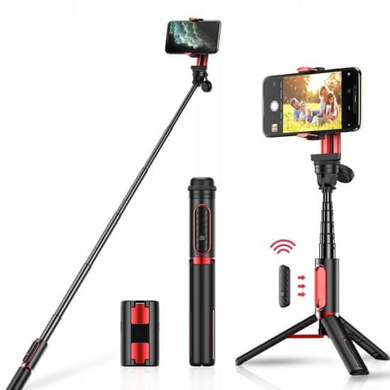 Apexel Stativ, Monopod pro chytré telefony + pilotní bt + stabilizator Apexel