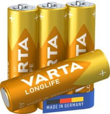 Varta baterie Longlife AA, 4ks