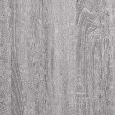 Greatstore Hnízdové konferenční stolky 3 ks šedé sonoma kompozitní dřevo