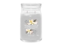 Yankee Candle Smoked Vanilla & Cashmere svíčka 567g / 2 knoty (Signature velký)