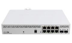 Mikrotik managed Switch CSS610-8P-2S+IN 8x Gbit PoE port, 2x 10G SFP+, SwOS, zdroj