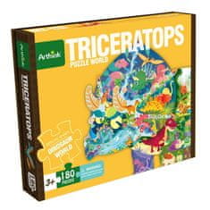 HABARRI Výukové puzzle - TRICERATOPS - 180 dílků