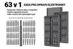 SEFIS multifunkční set na opravu elektroniky 63 v 1