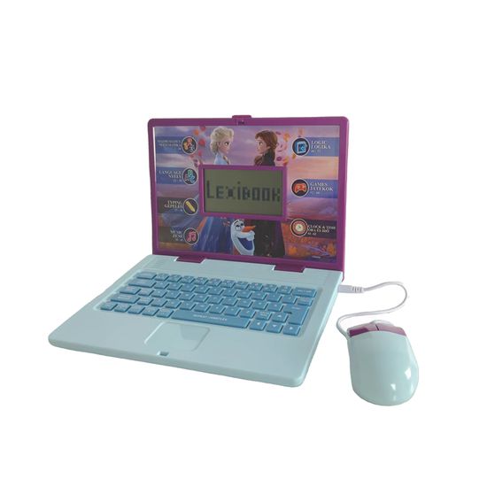 Lexibook Dvojjazyčný maďarsko-anglický notebook Disney Frozen s aktivitami