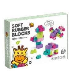 HABARRI SOFT blocks - miękkie klocki konstrukcyjne 42 elementy