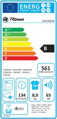 Romo Sušička kondenzační RCD2082B + 4 roky záruka po registraci