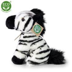 Rappa Plyšová zebra sedící 18 cm ECO-FRIENDLY