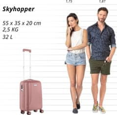 CARRY ON Příruční kufr Skyhopper Old Pink