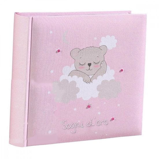 MASCAGNI S518 TEDDY BEAR PINK fotoalbum zasouvací BB-100 13x18