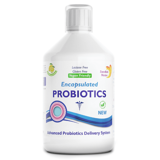 Swedish Nutra Probiotics 10 Billion CFU (zapouzdřená probiotika) 500 ml