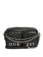 Guess Dámská kabelka, crossbody Cassie hladká černá