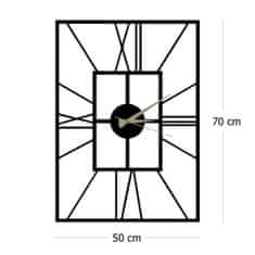 Wallity Dekorativní nástěnné hodiny Asalet černé