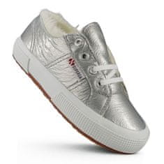 Superga Boty stříbrné 32 EU Varnish