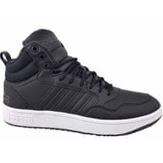 Adidas Boty černé 46 2/3 EU Hoops 30 Mid Wtr